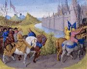 Jean Fouquet Arrival of the crusaders at Constantinople oil on canvas